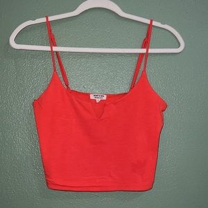 coral pink tank top
